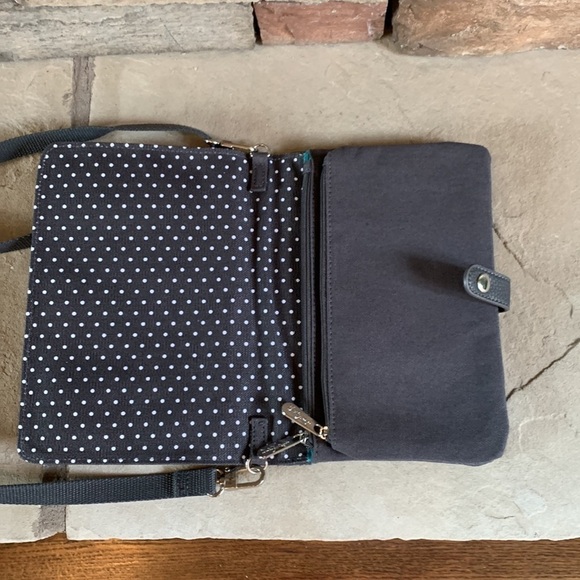 THIRTY One 235A City Charcoal Swiss Dot crossbody - Picture 4 of 7